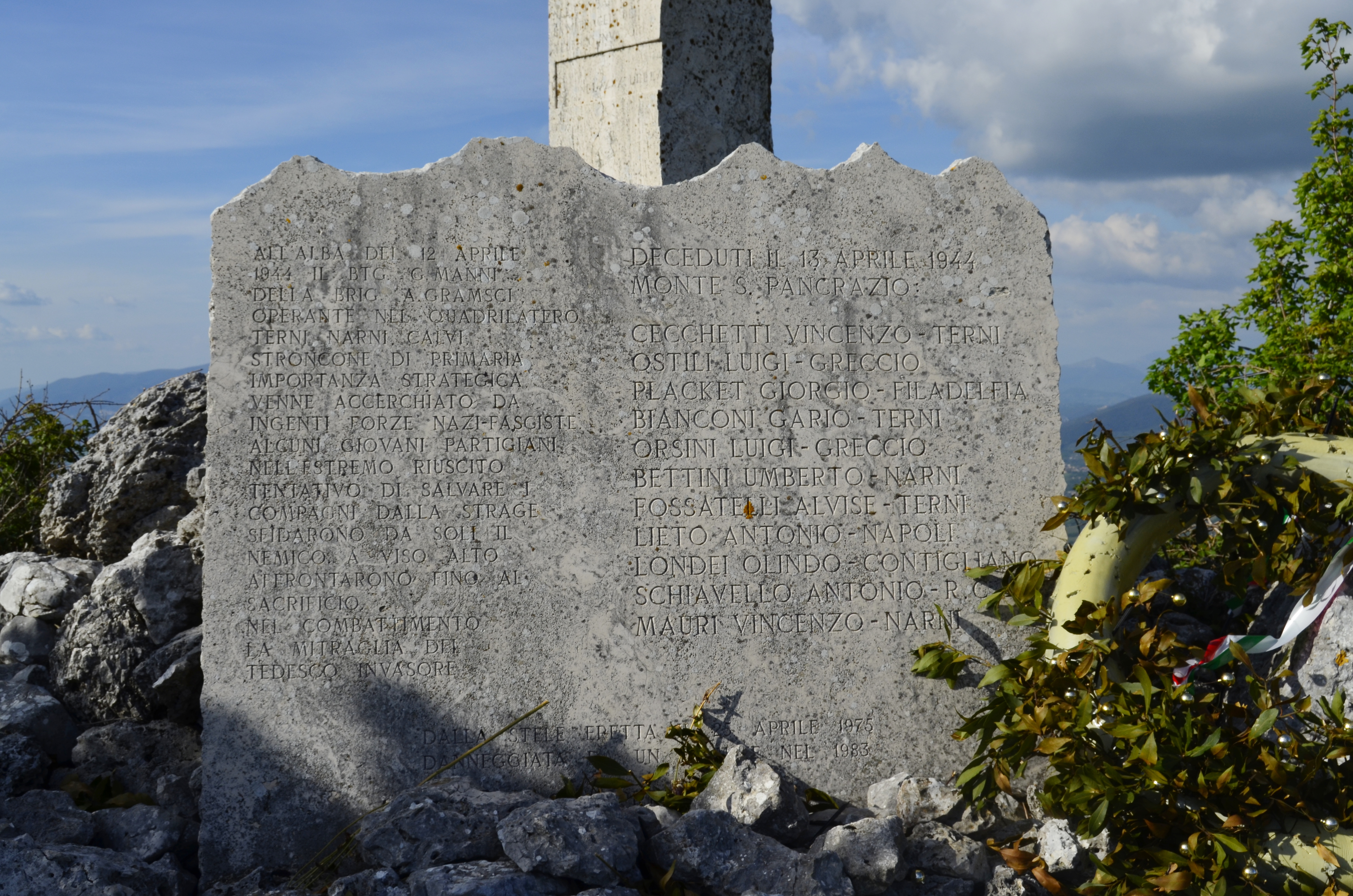 Storia dei Tv Lumière sui luoghi della memoria a Calvi dell'Umbria ‹  ELETT.RI.TV